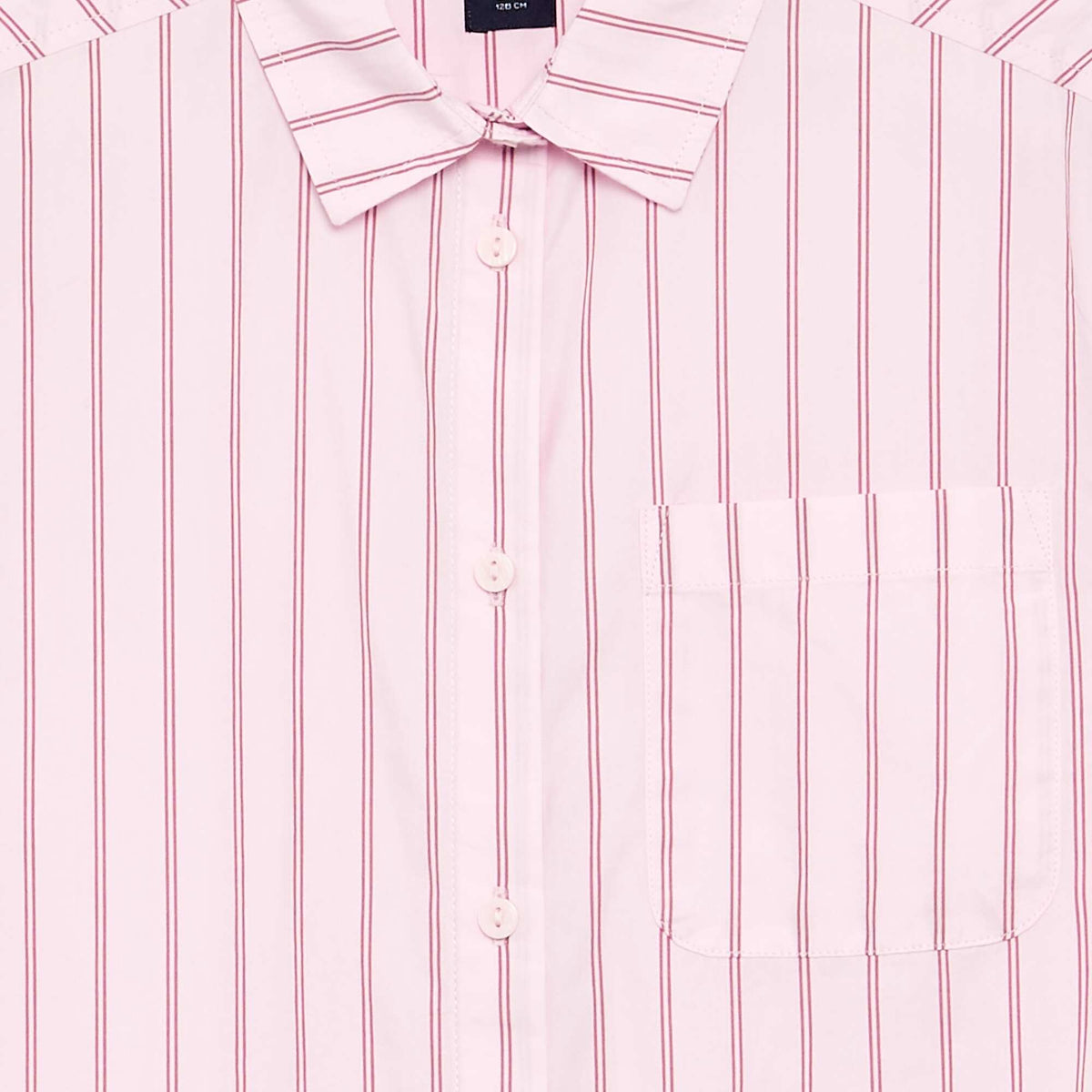 Long-sleeved cotton blouse PINK