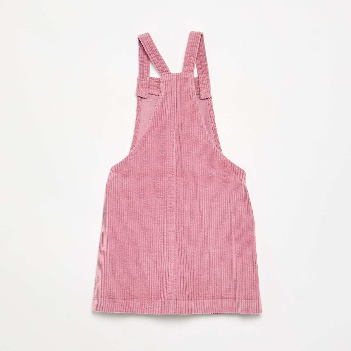 Corduroy Pinafore Dress PINK