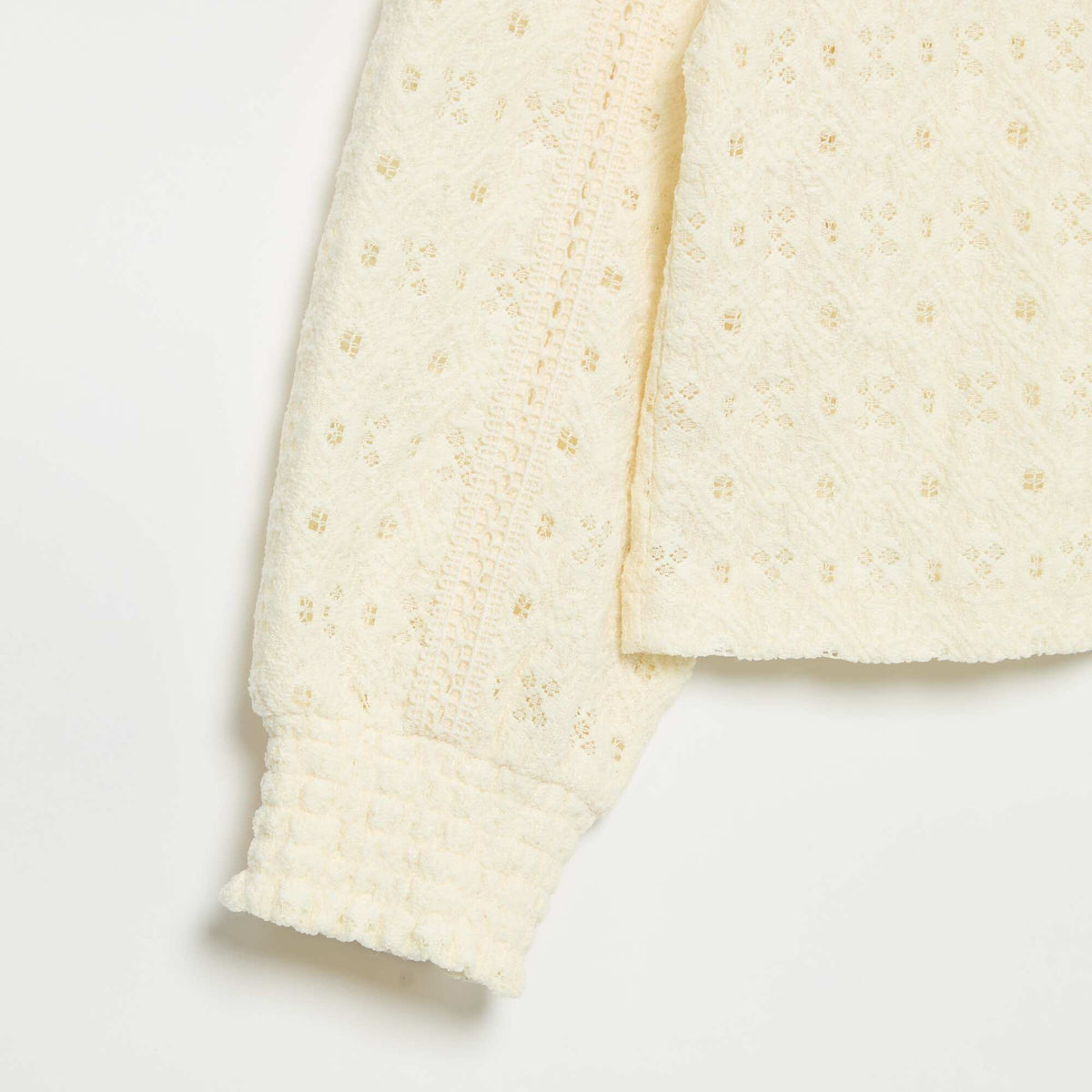 Open-knit sweater BEIGE
