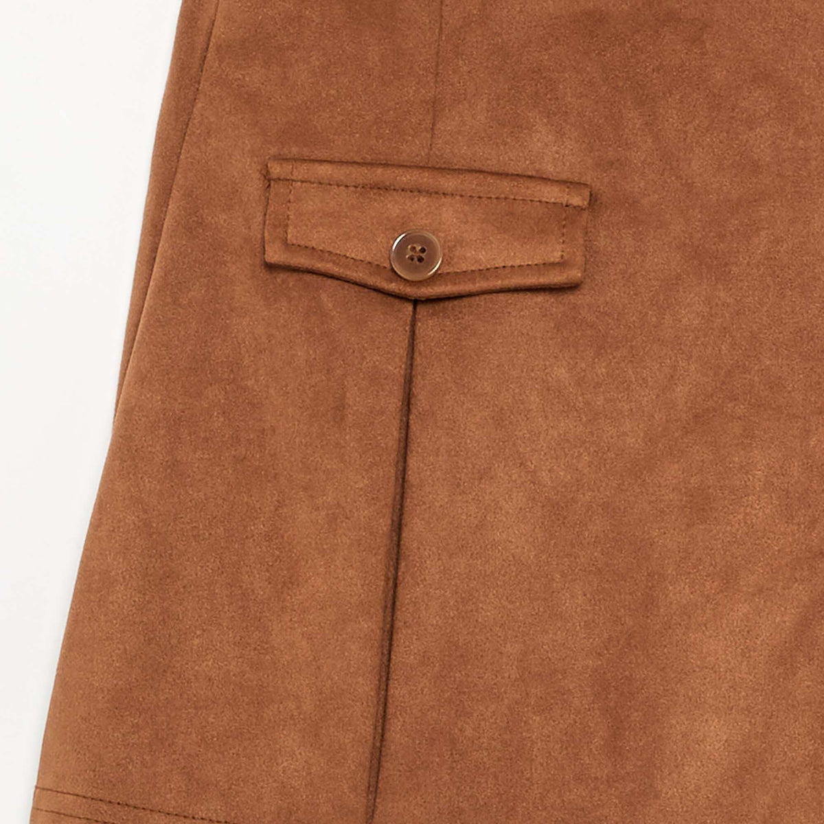 Suedette Skort BROWN