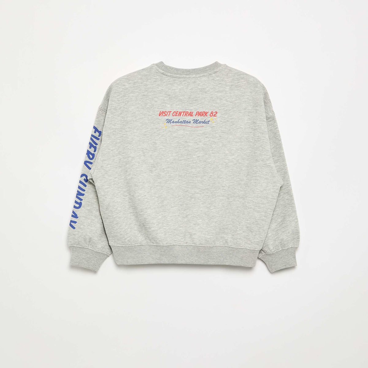 Loose-fit Printed Sweatshirt GREY