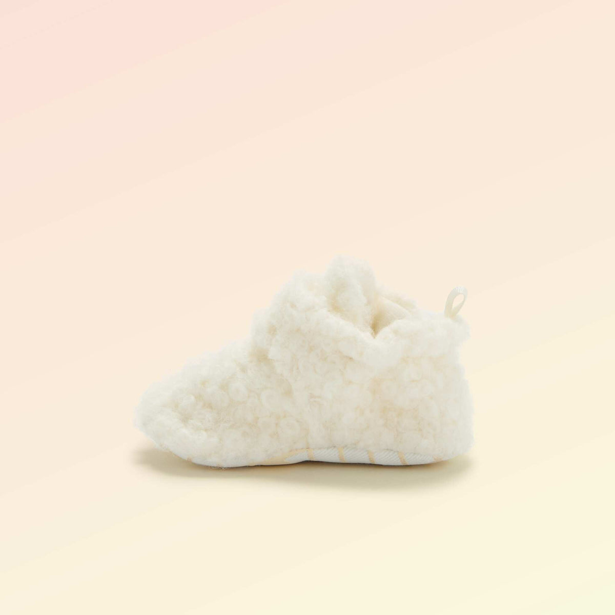 High-top sheepskin-effect slippers - 'Kitchoun' BEIGE