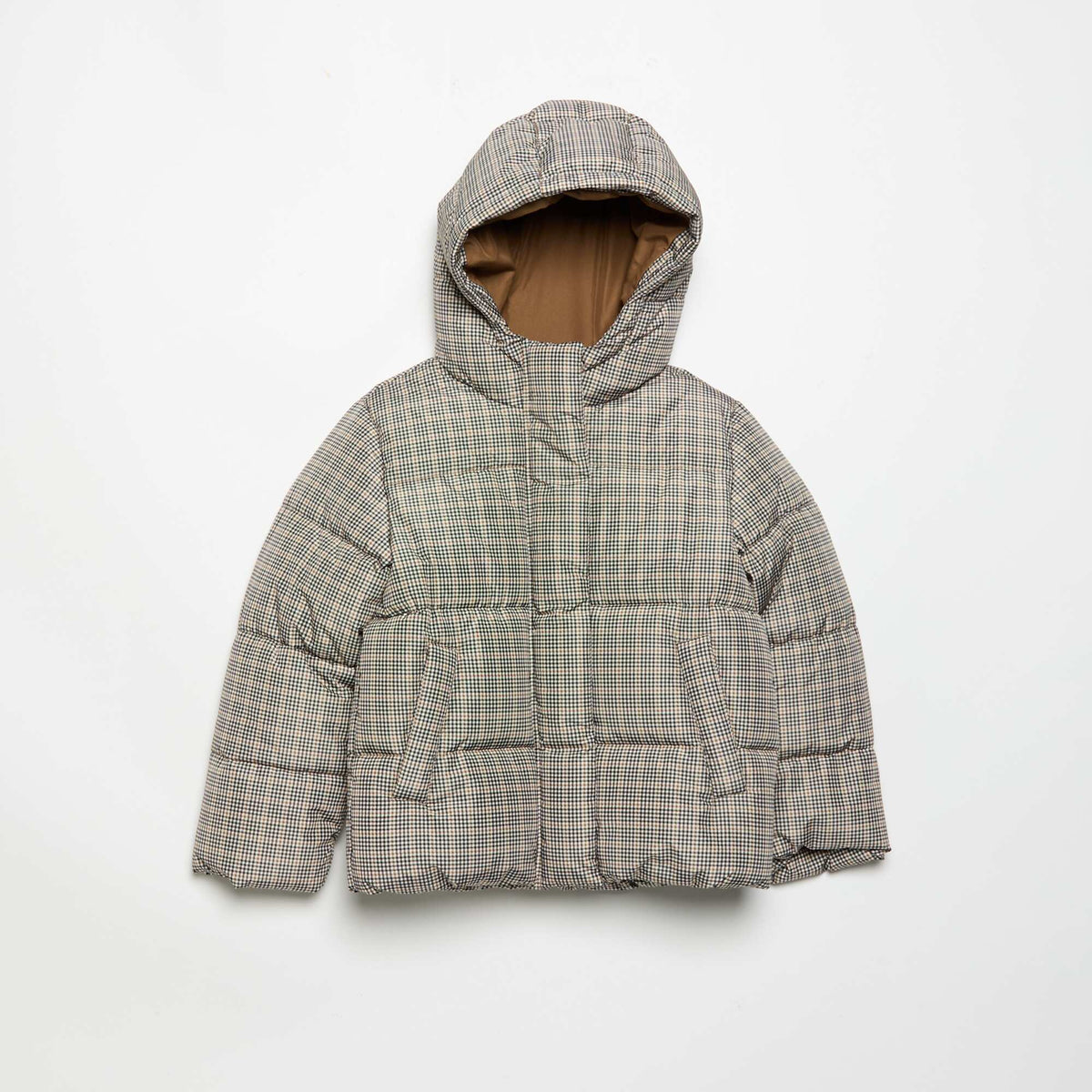 Hooded Puffer Jacket GREY