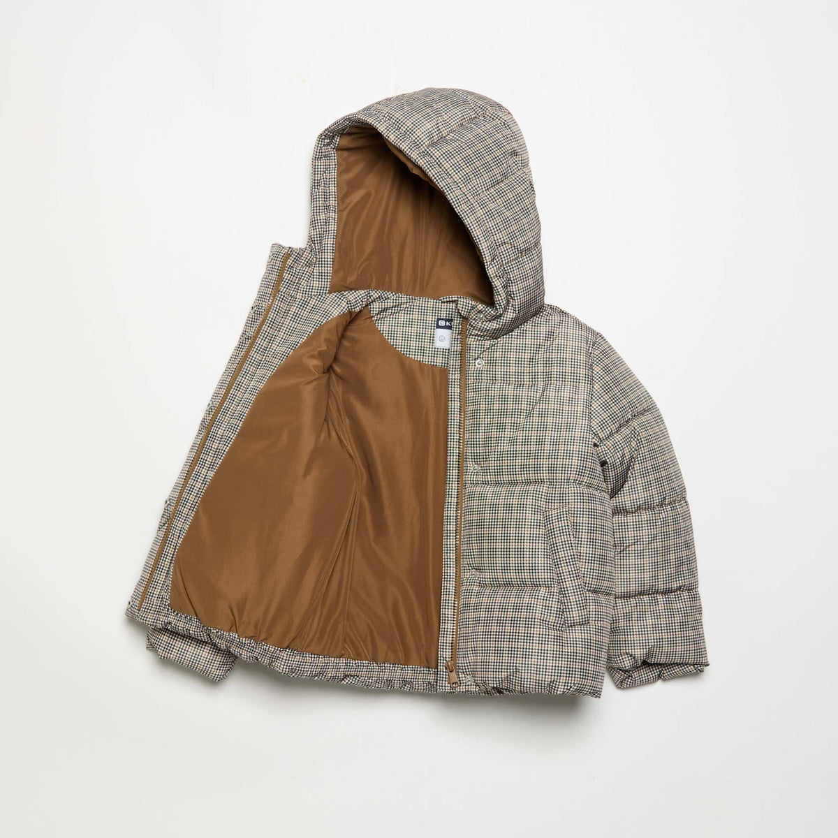 Hooded Puffer Jacket GREY
