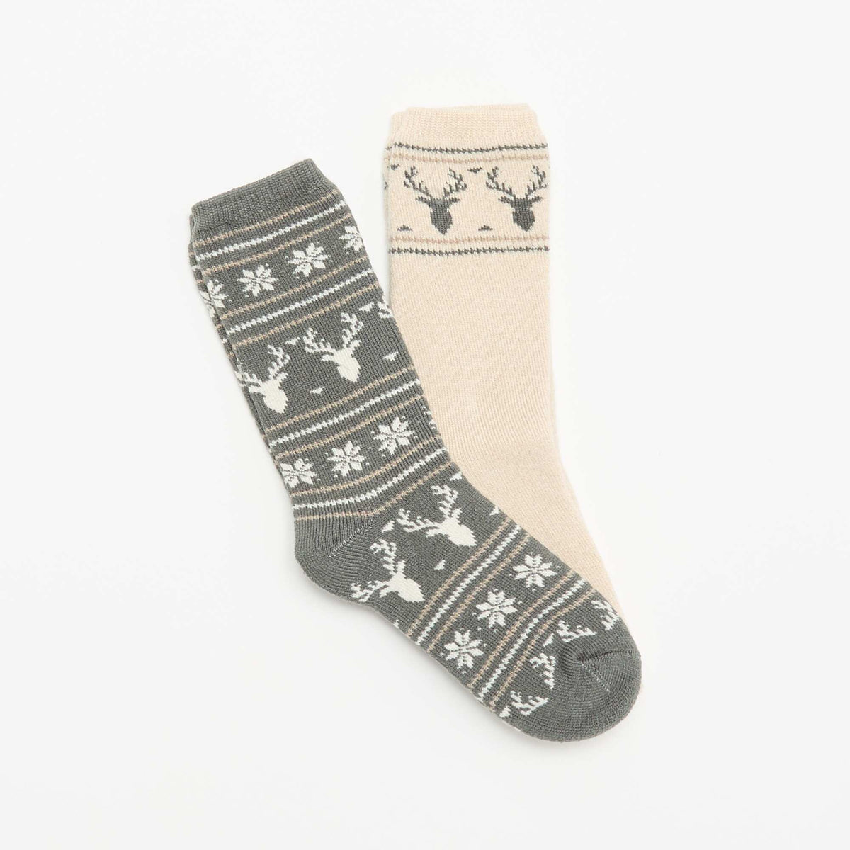 2-pack of Lined Socks GREEN