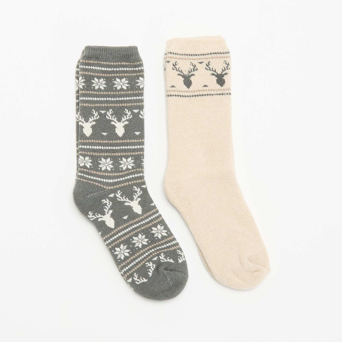 2-pack of Lined Socks GREEN