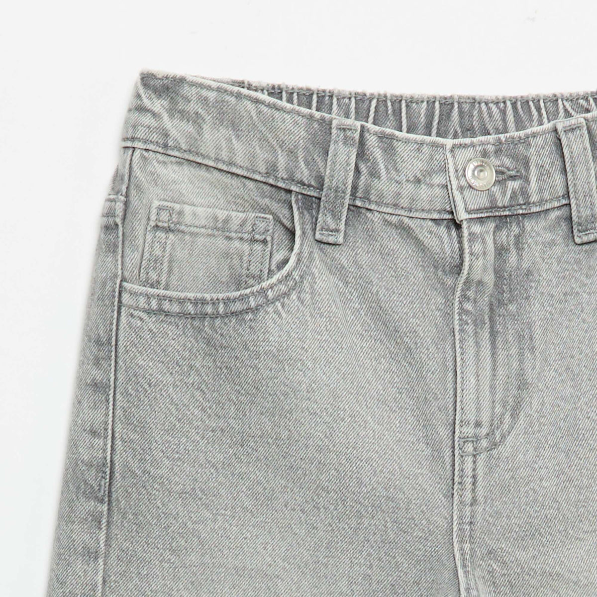 Embroidered Wide Leg Trousers GREY