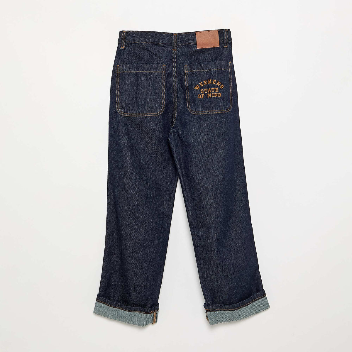 Straight Fit 5-Pocket Denim BLUE