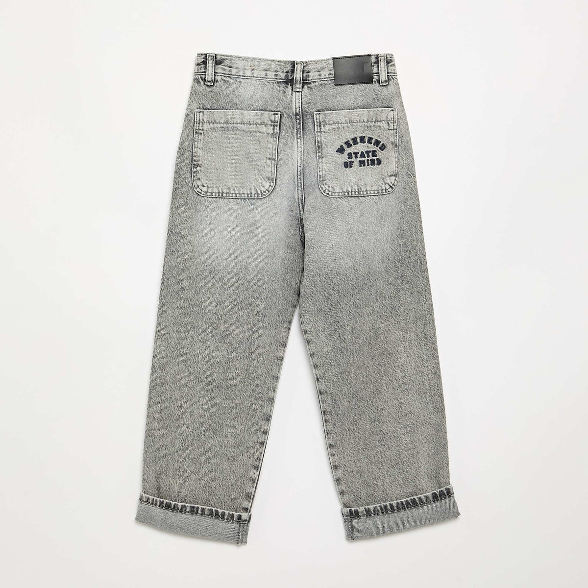Straight Fit 5-Pocket Denim GREY