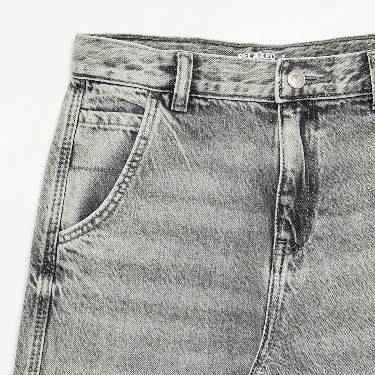 Straight Fit 5-Pocket Denim GREY