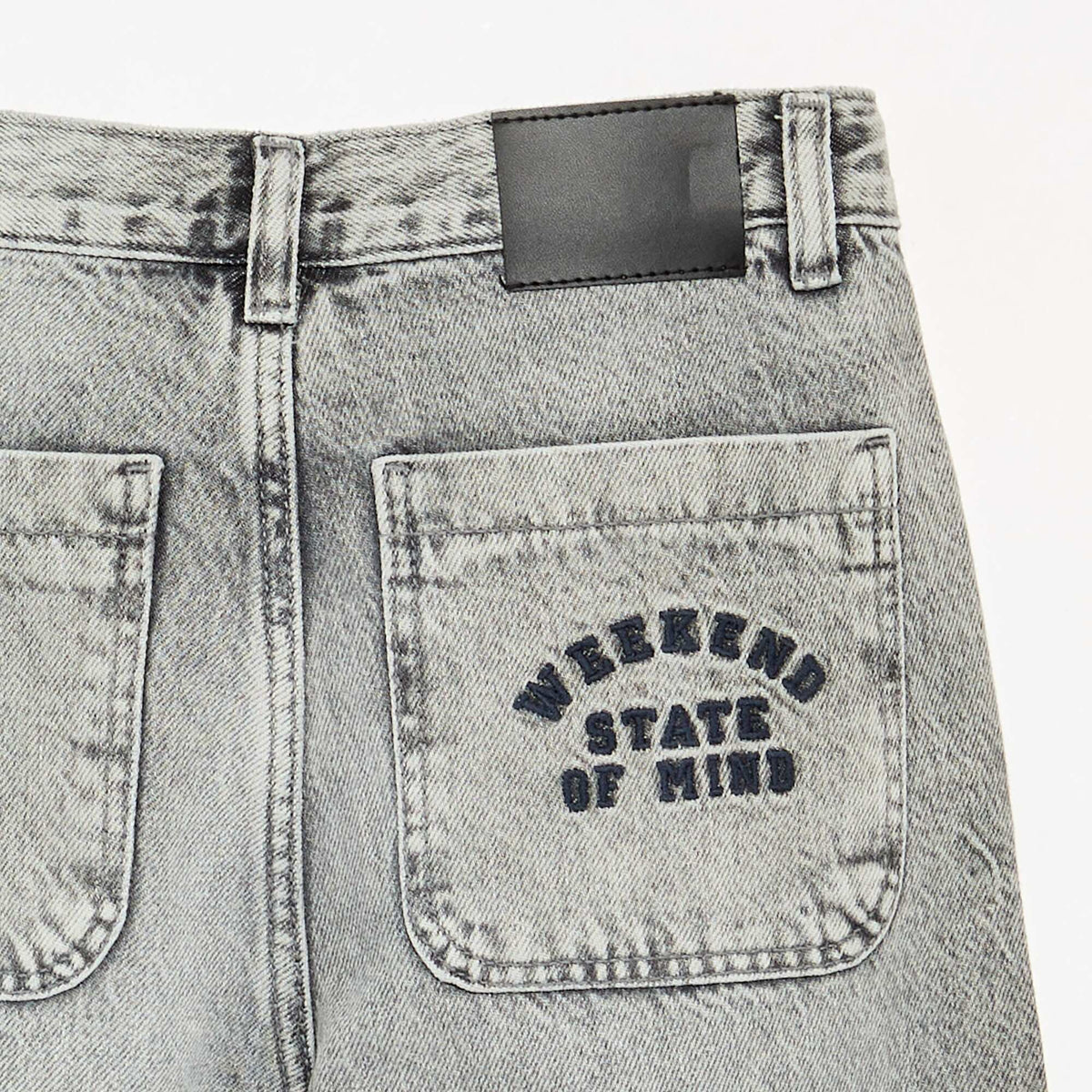 Straight Fit 5-Pocket Denim GREY