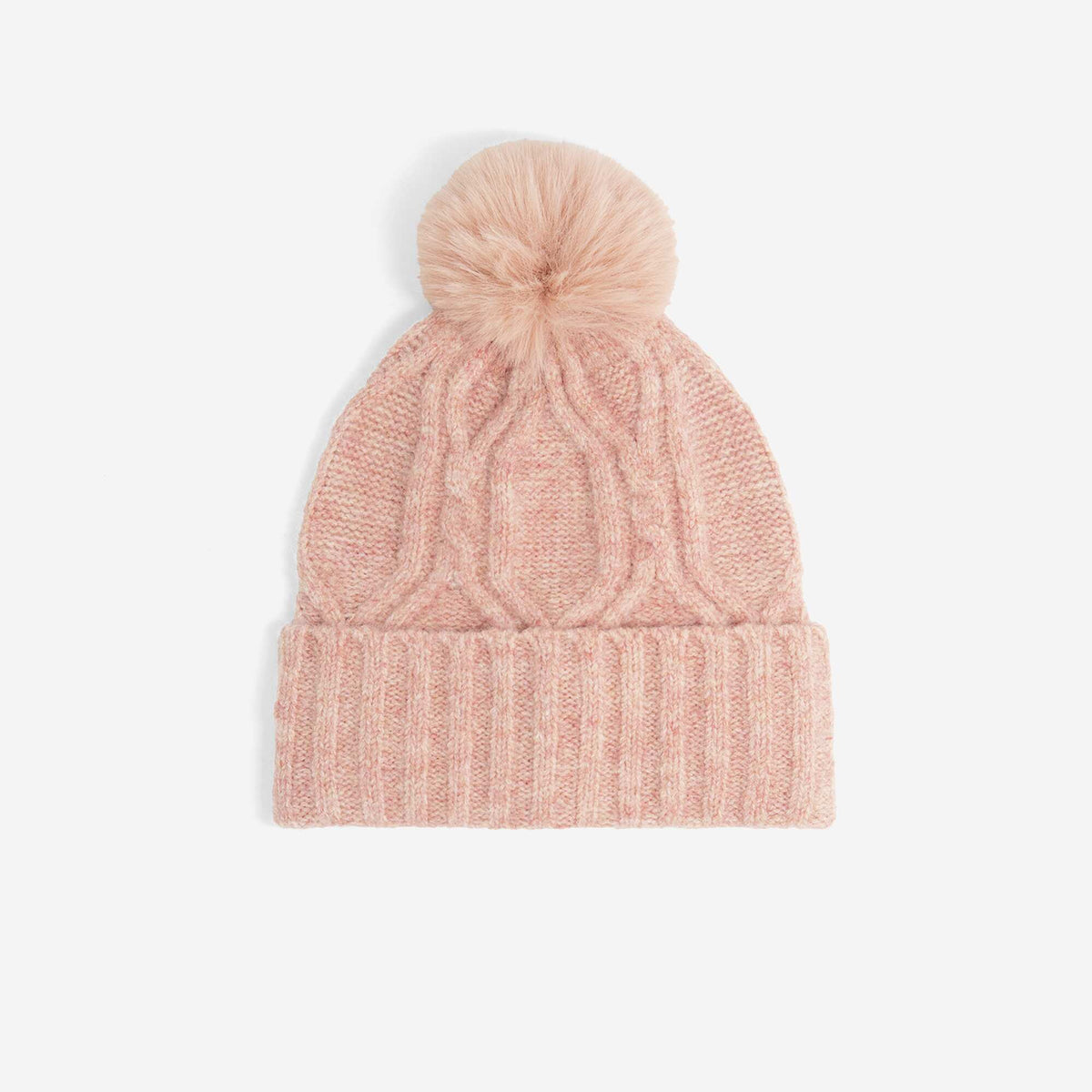 2-piece set - Bobble hat + neck warmer PINK