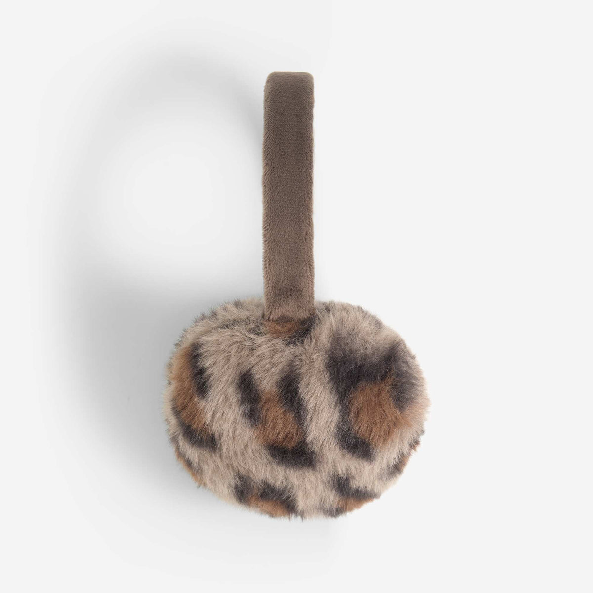 Leopard Print Earmuffs BROWN