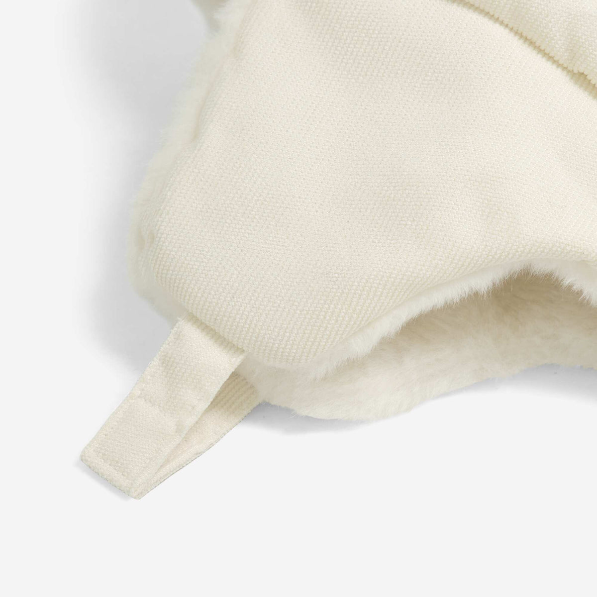 Lined Trapper Hat with Playful Ears BEIGE