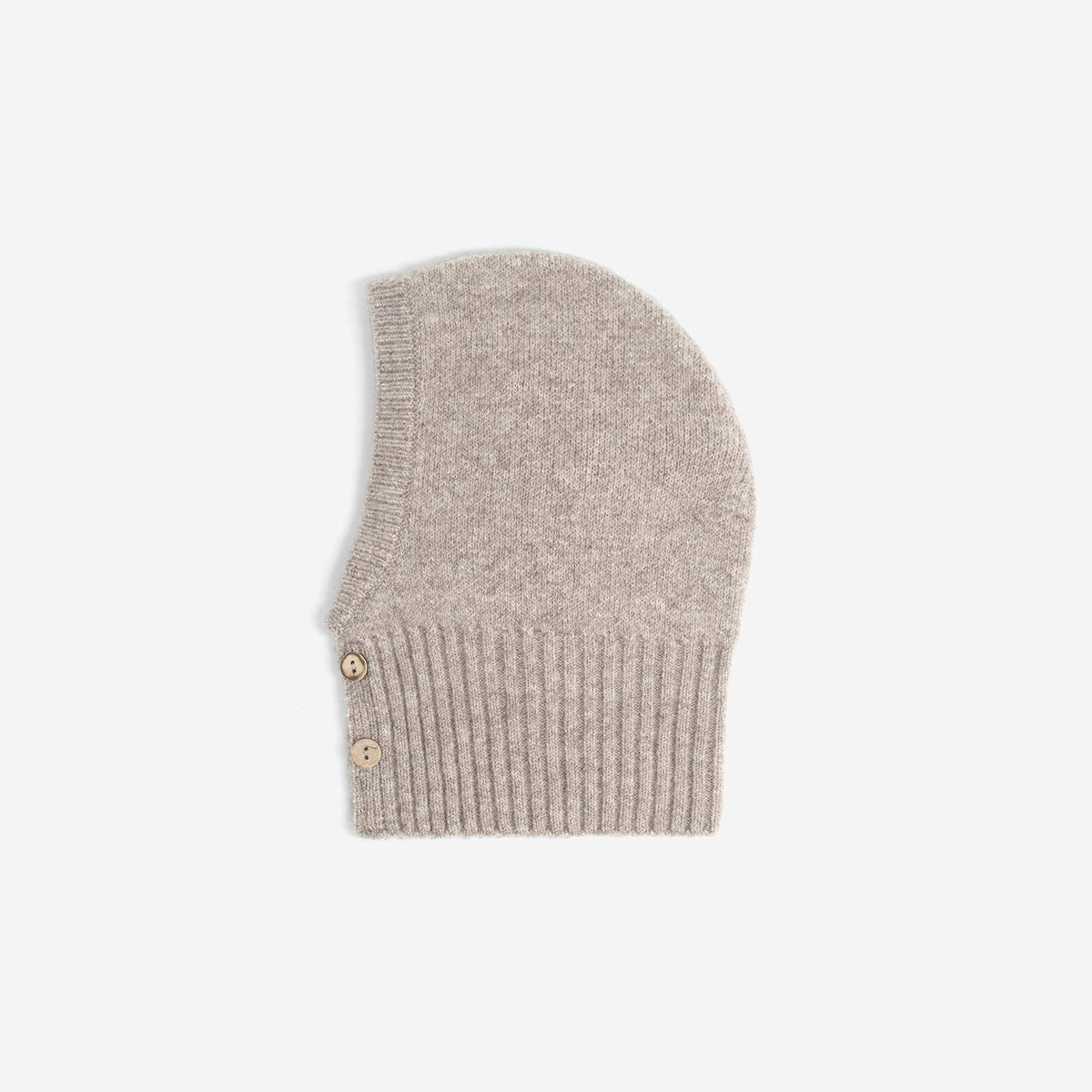 Baby's Balaclava with Decorative Buttons GREY
