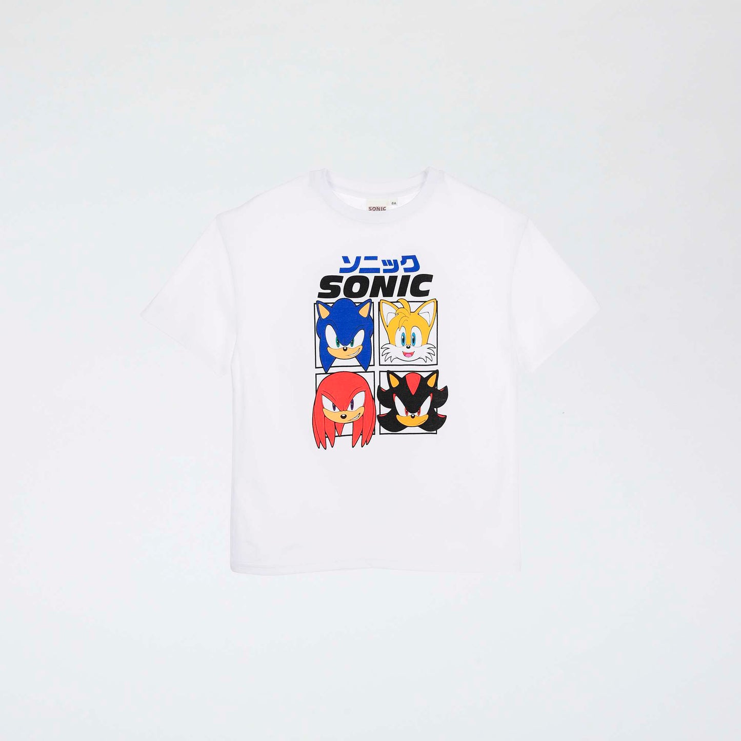 Bluzë pambuku me mëngë të shkurtra "Sonic"