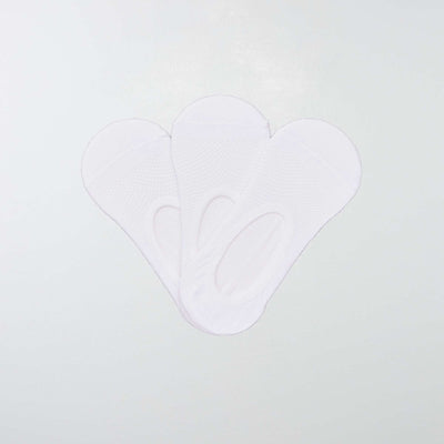 Pack of 3 pairs of invisible socks WHITE