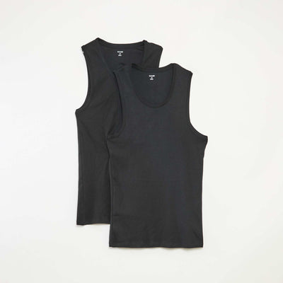 Pack of 2 Tank Tops BLACK