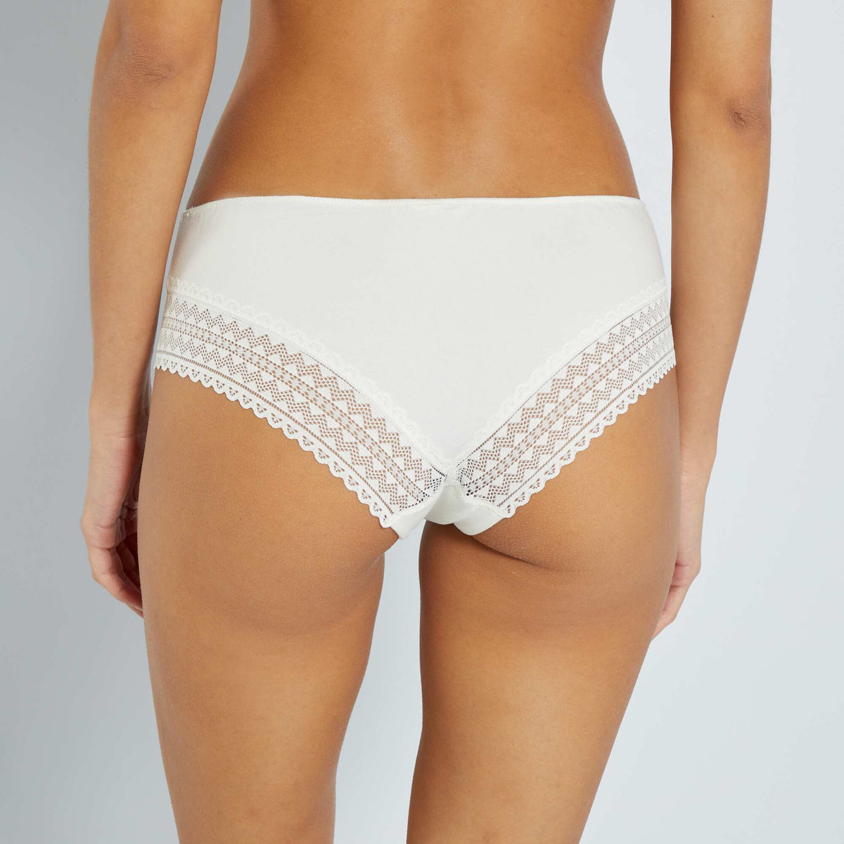 Pack of 3 Lace Shorty Briefs PINK