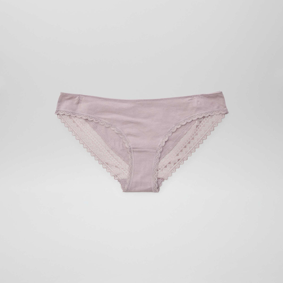 Pack of 3 Cotton Lace Briefs PINK