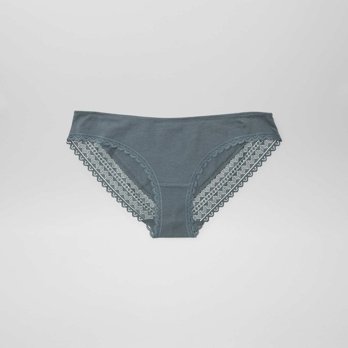 Pack of 3 Cotton Lace Briefs PINK