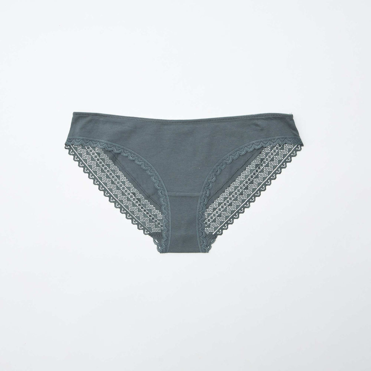 Pack of 3 Cotton Lace Briefs PINK