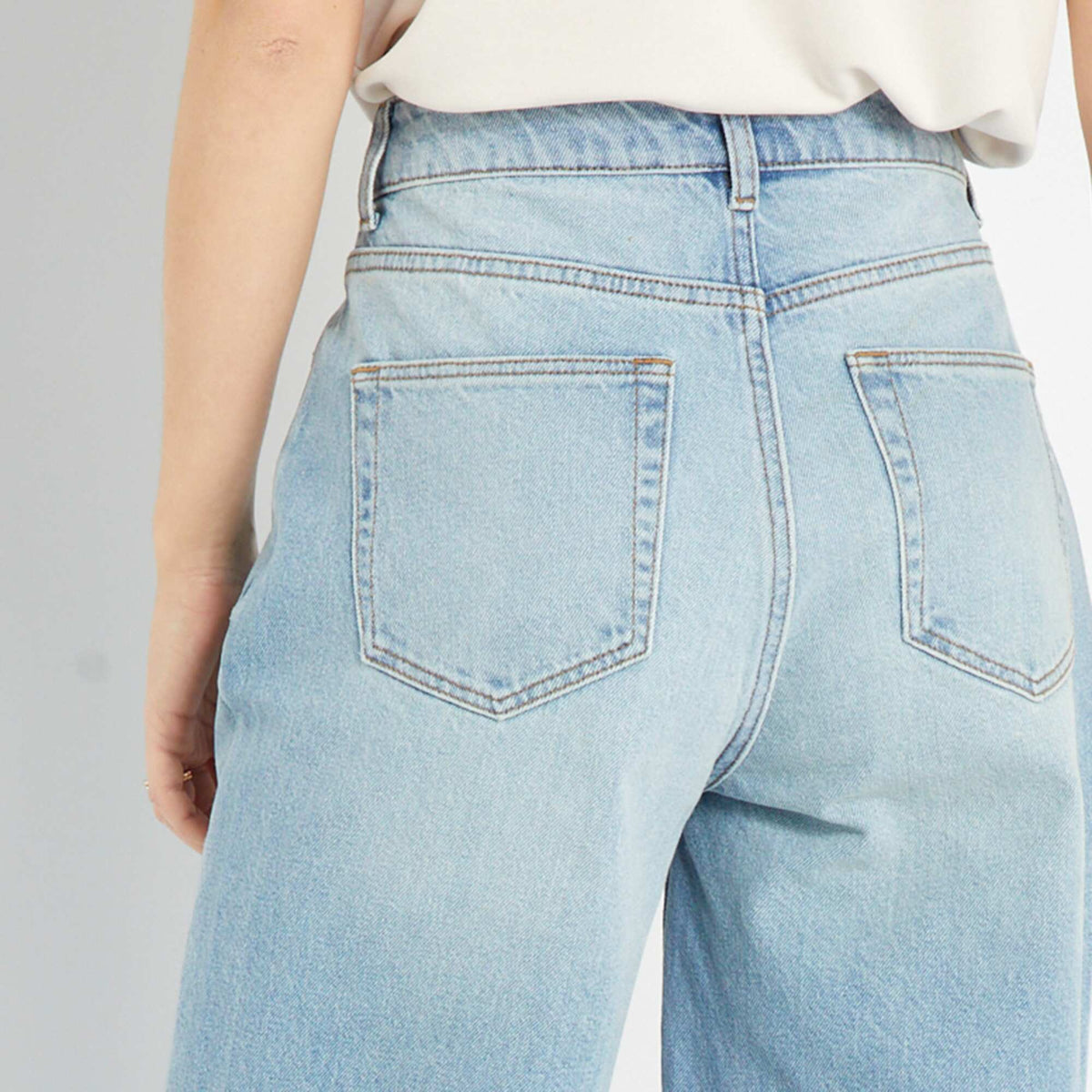 Wide Leg Jeans - L30 BLUE