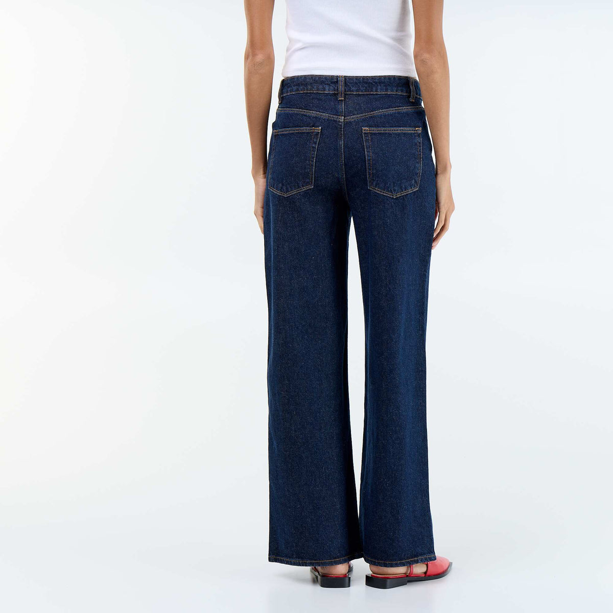 Wide Leg Jeans - L30 BLUE