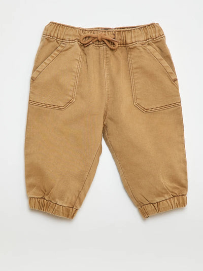 Relaxed Fit Trousers BEIGE