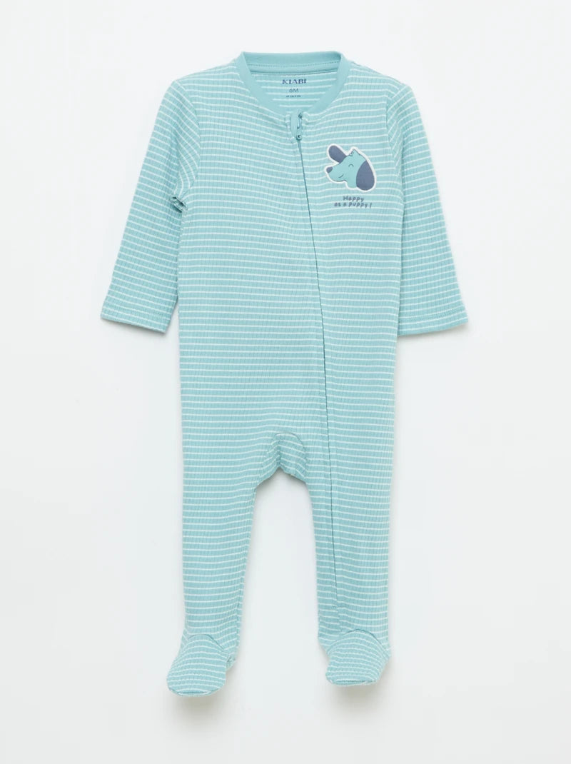 Cotton Sleepsuit BLUE